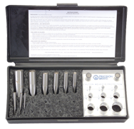Punch & Die Set - #40105; 3/4'' Maximum OD; .010'' Maximum Material Thickness - Exact Tool & Supply