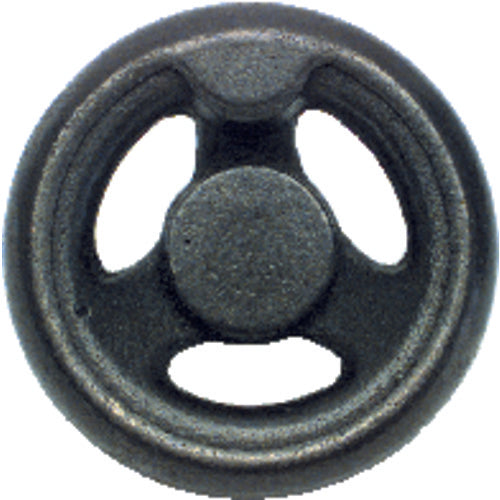 Cast Iron Hand Wheel (No Holes) - 6″ Wheel Diameter, 1 3/8″ Hub Diameter - Exact Tool & Supply