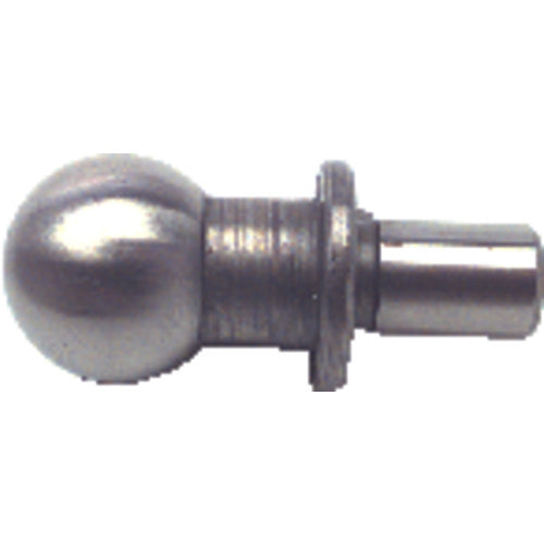 Model 826877–1/2″ Ball Diameter–1/4″ Shank Diameter - No-Hole Toolmaker's Construction Ball - Exact Tool & Supply