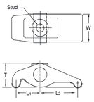 #850740 - 0 to 1-3/4'' Clamping Range - Adjusta-Clamp Body Only - Exact Tool & Supply