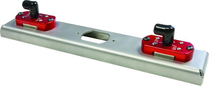 MAG-MATE Magnetic Squaring Arm for Shears with two On/Off Rare Earth Permanent Magnets - 300 lbs Holding Capacity - Exact Tool & Supply