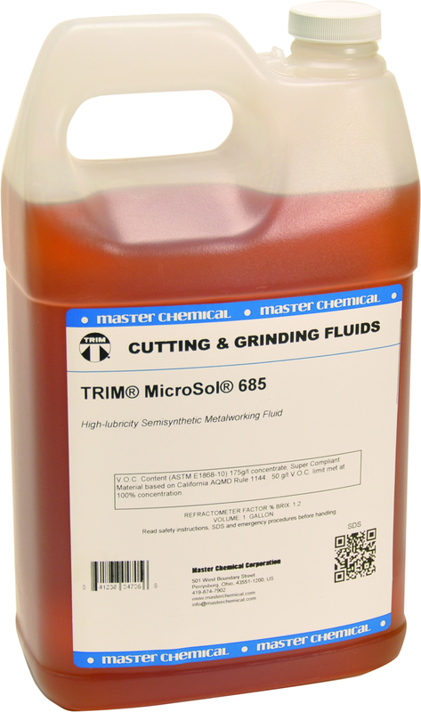 1 Gallon TRIM® MicroSol® 685 High Lubricity Semi-Synthetic Metalworking Fluid - Exact Tool & Supply