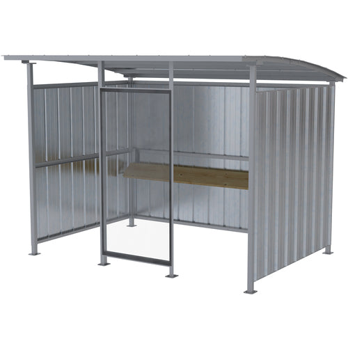 Galvanized Multi- Duty Smokers Shelter 120″ - Exact Tool & Supply