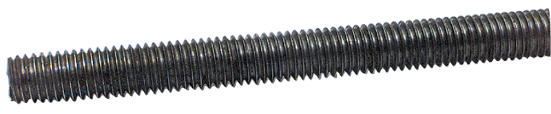Threaded Rod - 1-1/2-12; 3 Feet Long; Steel-Oil Plain - Exact Tool & Supply