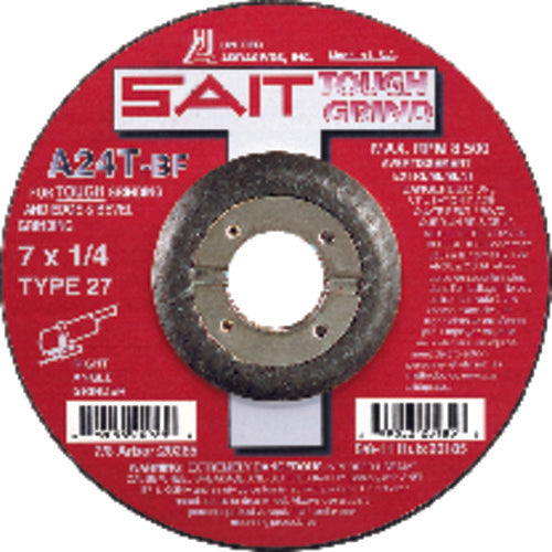 5″ × 1/4″ × 5/8″ 11 - Aluminum Oxide A24N - Depressed Center Wheel - Exact Tool & Supply