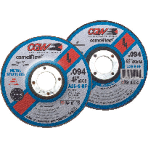 7″ × 3/32″ × 5/8 11″ - Aluminum Oxide- A36-SBF - Depressed Center Wheel