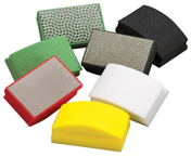 2-1/8 x 3-1/2" - 120 Grit - Black - HP120 - Amplex Flexable Diamond Hand Pad - Exact Tool & Supply