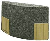 11-1/4 x 3 x 8'' - High 30-F Grit - Grinding Wheel Segment - Exact Tool & Supply