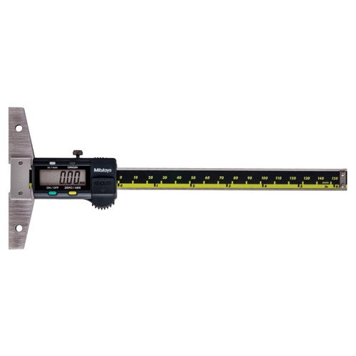 0-6 / 0-150 mm Measuring Range (0.0005 / 0.01 mm Resolution) - Electronic Depth Gage - Exact Tool & Supply