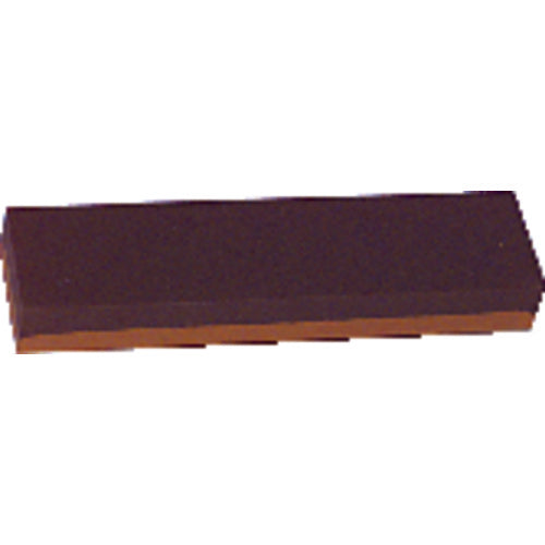 1/2″ × 1″ × 4″-180 Grit - Rectangular Shaped Aluminum Oxide Machinists Stone - Exact Tool & Supply