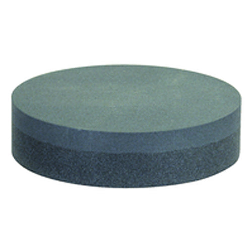 1 1/2″ × 4″-120/320 Grit - Round Shaped Silicon Carbide Combination Knife Stone - Exact Tool & Supply