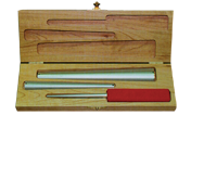 3/4 to 3/8" - Half Round Tapered Diamond Honing Slip Stone - Exact Tool & Supply