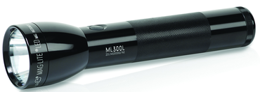 LED 2 Cell D Black Flashlight - Exact Tool & Supply