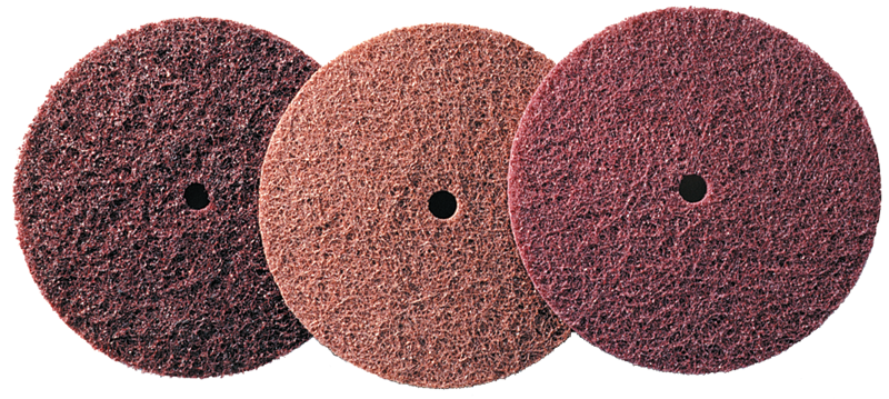 1 x 168" - Medium - Maroon Surface Conditioning Belt With Low Stretch Backing - Exact Tool & Supply