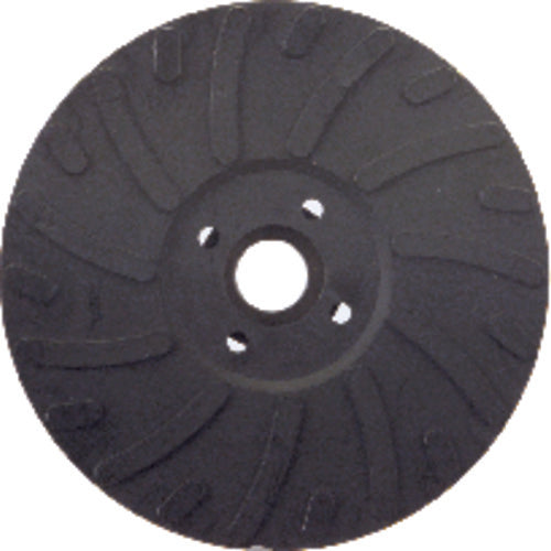 4 1/2″ - Smooth Bore - Spiral Pattern - Polymer Backing Plate For Resin Fibre Disc Without Nut - Exact Tool & Supply