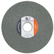 6 x 1 x 1'' - 8SF Fine - Silicon Carbide Deburring Convolute Wheel - Exact Tool & Supply
