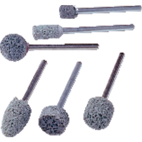 1/8″ Shank-3/8″ × 3/4″ - B52 - Series 811 - Non-Woven Nylon Abrasive Mounted Point Alt mfg # 877002 - Exact Tool & Supply