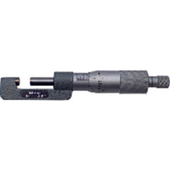 2″-3″ Measuring Range-0.001″ Graduation - Ratchet Thimble - Carbide Face - Hub Micrometer - Exact Tool & Supply