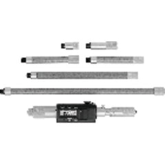 8″-80″ Range-0.001″ Gradiation - Carbide Tipped Measuring Face - Electronic Tubular Inside Micrometer - Exact Tool & Supply