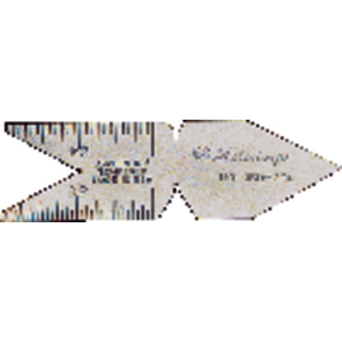 Center Gage - Model 950-201 - USA Standard 60-14ths, 20ths, 24ths, 32nds Graduation - Exact Tool & Supply