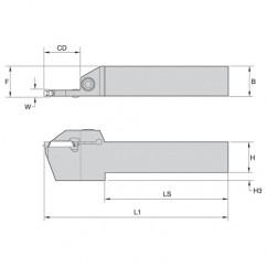 250250 WMT LH TLHLDR 25X25 SEAT 5 - Exact Tool & Supply