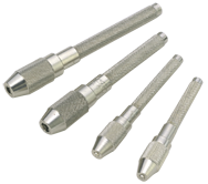 #599-790 - 0 to .197" Range - Single End - 4 Piece - Pin Vise Set - Exact Tool & Supply