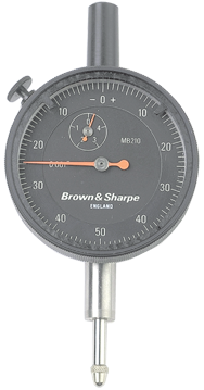 .200 Total Range - 0-5-0 Dial Reading - AGD 2 Dial Indicator - Exact Tool & Supply