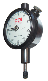 .075 Total Range - 0-15-0 Dial Reading - AGD 1 Dial Indicator - Exact Tool & Supply