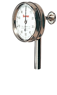 #196B1 W/SLC - .200 Total Range - 0-100 Dial Reading - Back Plunger Dial Indicator - Exact Tool & Supply