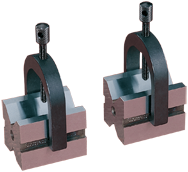 #278 - 1-1/4 x 1-1/4 x 1-5/8'' - V-Block & Clamp Set - Exact Tool & Supply