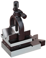 #567 - 1-7/8 x 1-7/8 x 3'' - V-Block & Clamp Set - Exact Tool & Supply