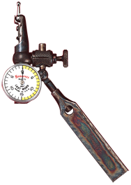 #711HSAZ - .030 Range - .0005 Graduation - Horizontal Last Word Dial Test Indicator - Exact Tool & Supply