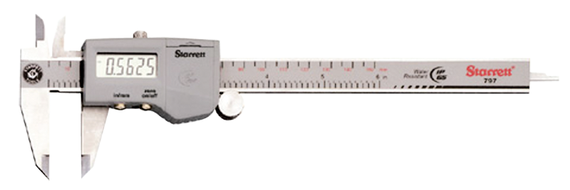 #798B-12/300 - 0 - 12 / 0 - 300mm Measuring Range (.0005 / 0.01mm Res.) - Electronic Caliper - Exact Tool & Supply