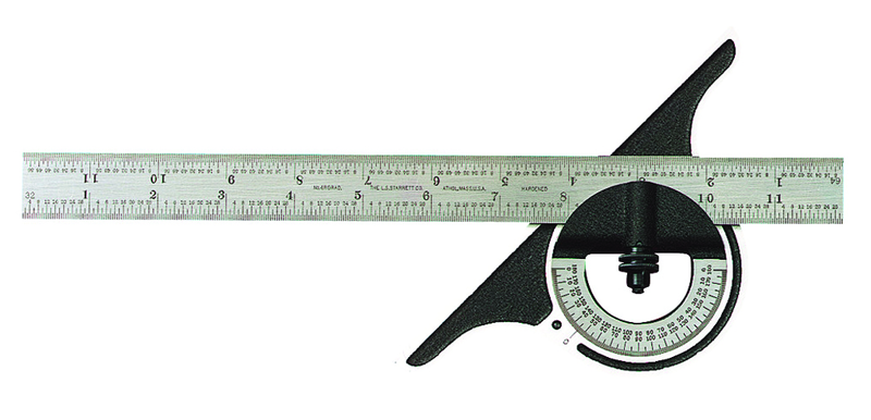 12-12-4R PROTRACTOR W/BLADE - Exact Tool & Supply