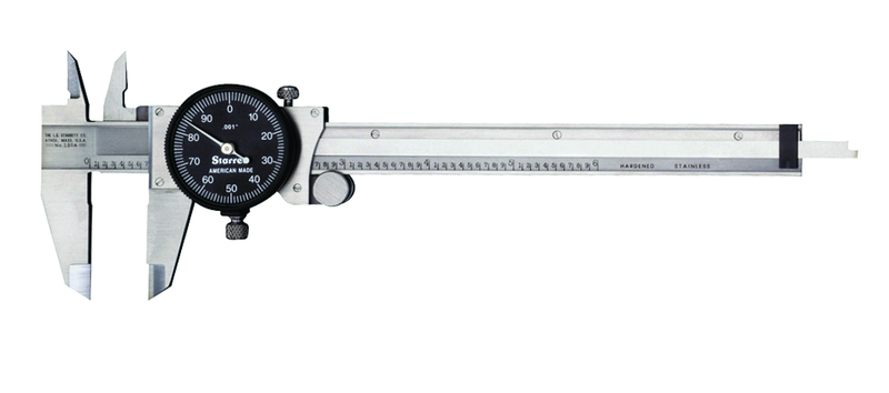 #B120A-6 - 0 - 6'' Measuring Range (.001 Grad.) - Dial Caliper - Exact Tool & Supply