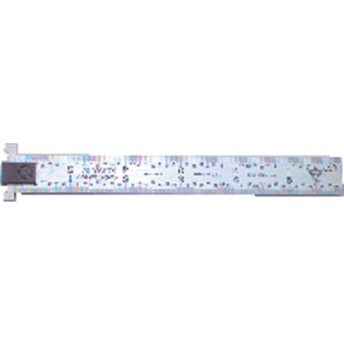 Hook Rule - Model 402-H06-6″ Length-4R Graduation-3/4″ Width - Exact Tool & Supply