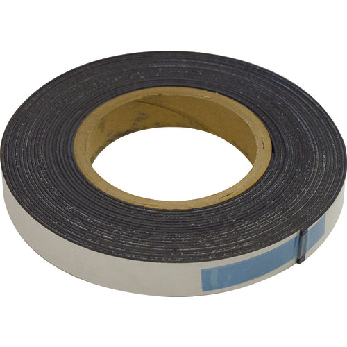 0.30″ × 1″ × 25 feet Flexible Magnet Material Plain Back - Exact Tool & Supply