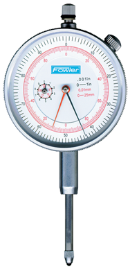 #52-520-129 1" White Face Dial Indicator - Exact Tool & Supply