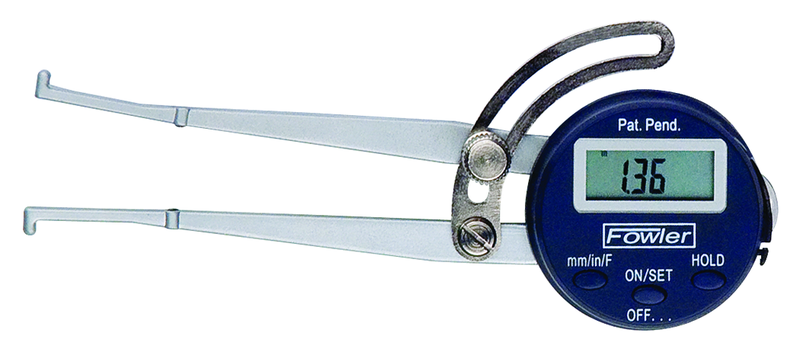 #54-554-730 - .5-6" / 150mm Range - .01" / .1mm / 1/64th Reading - Electronic Internal Caliper Gage - Exact Tool & Supply