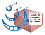 0 - 12" .0001" Graduation Micrometer Set - Exact Tool & Supply