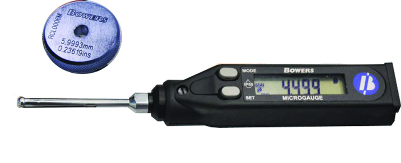 #54-551-004- .144 -.250" / 3.65 - 6.35mm Measuring Range- 0.01; 0.001; 0.0005mm Switchable Resolution Fowler MicroGage - Exact Tool & Supply