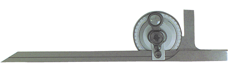 #496G - 12'' Blade Size - Universal Bevel Protractor - Exact Tool & Supply