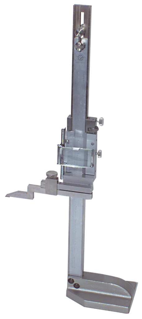 #HG12 - 12" - .001"/.02mm Graduation - Vernier Height Gage with Magnifier - Exact Tool & Supply