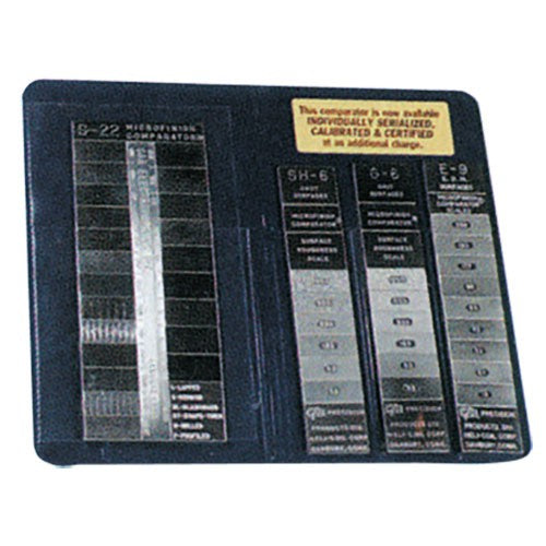 Microfinish Surface Comparator - Model G4–43 Specimens for Checking Varied Roughness Results - Exact Tool & Supply