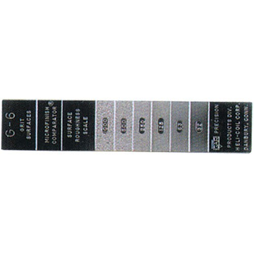 Microfinish Surface Comparator - Model G60–12 Specimens for Checking Varied Roughness Results - Exact Tool & Supply