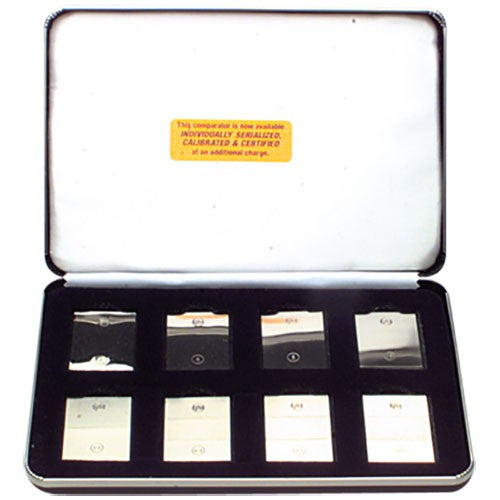 Microfinish Surface Comparator - Model M15–15 Specimens for Checking Varied Roughness Results - Exact Tool & Supply