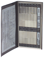 #16008 - 30 Specimans for Checking Varied Roughness Results - Microfinish Surface Comparator - Exact Tool & Supply