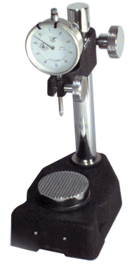 4-1/4 x 5-1/2" Base Size - Steel Check Stand Indicator Holder with Serrate Anvil - Exact Tool & Supply