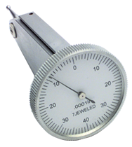 .008 Range - .0001 Graduation - Vertical Dial Test Indicator - Exact Tool & Supply