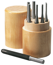 #SPC75 - 1/16-5/16" Diameter - 8 Piece Drive Pin Punch Set - Exact Tool & Supply